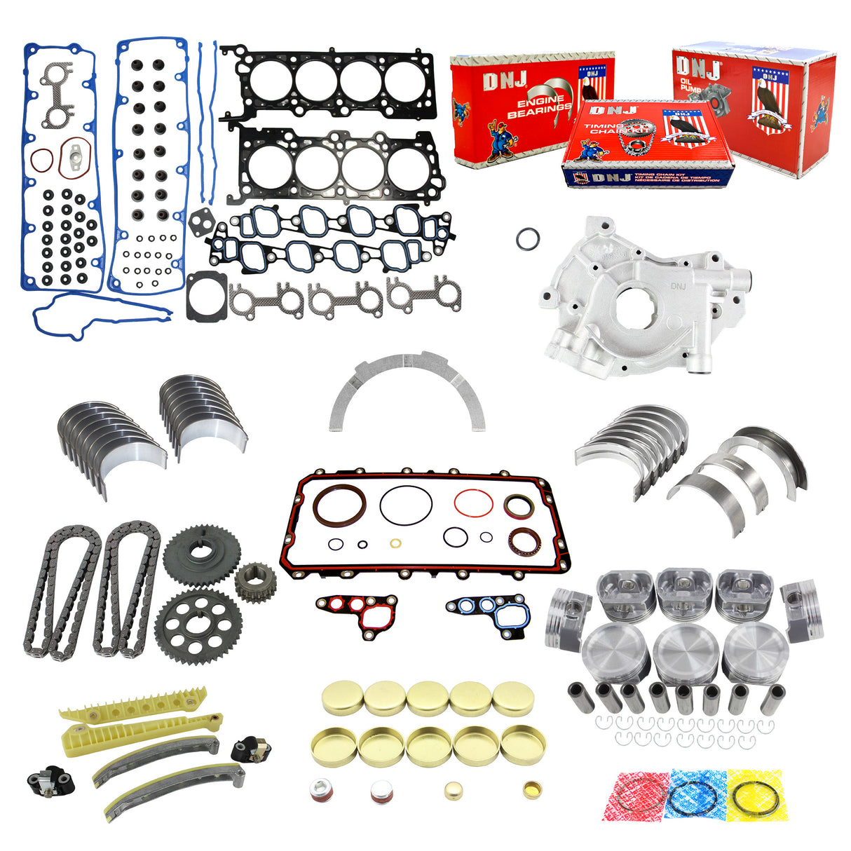 Engine Rebuild Kit 2002-2008 Ford,Lincoln,Mercury 4.6L