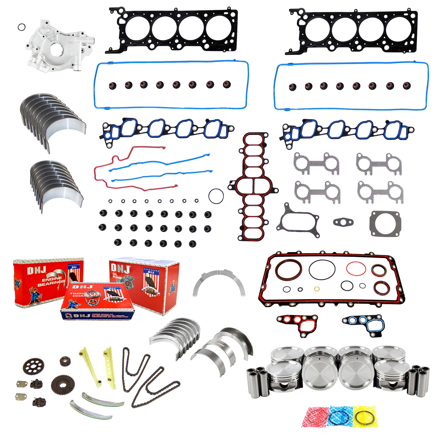 Engine Rebuild Kit 2001-2002 Ford 4.6L