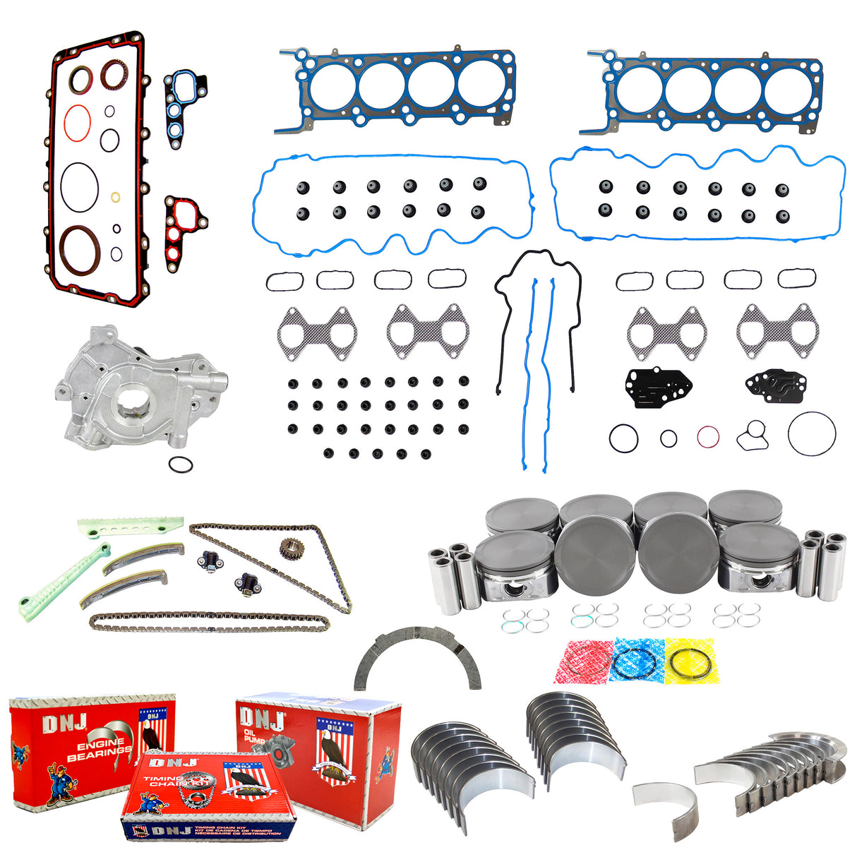 Engine Rebuild Kit 2005-2006 Ford Mustang GT 4.6L V8