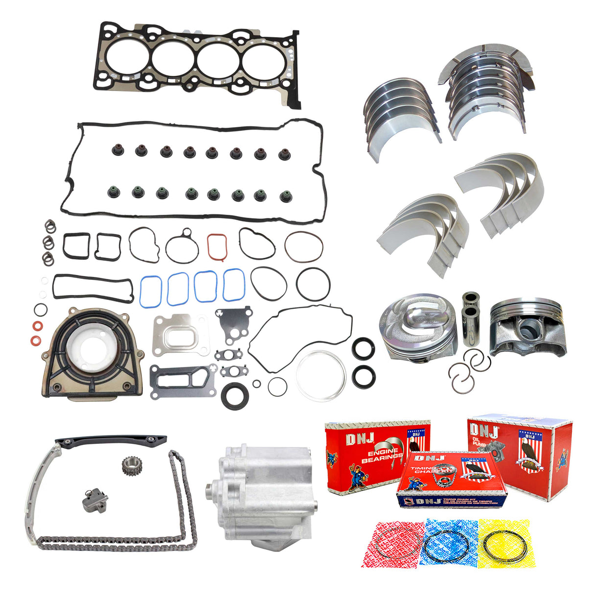 Master Engine Rebuild Kit 2012-2018 Ford,Lincoln 2.0L