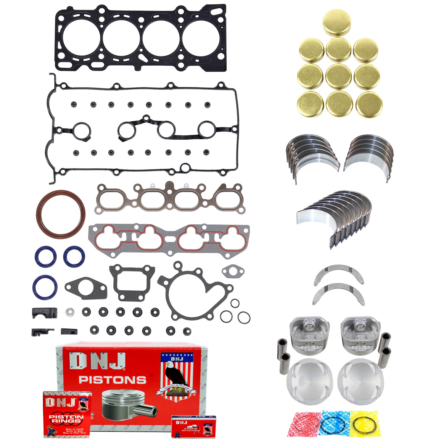 Engine Rebuild Kit 1998-1999 Mazda 626 2.0L