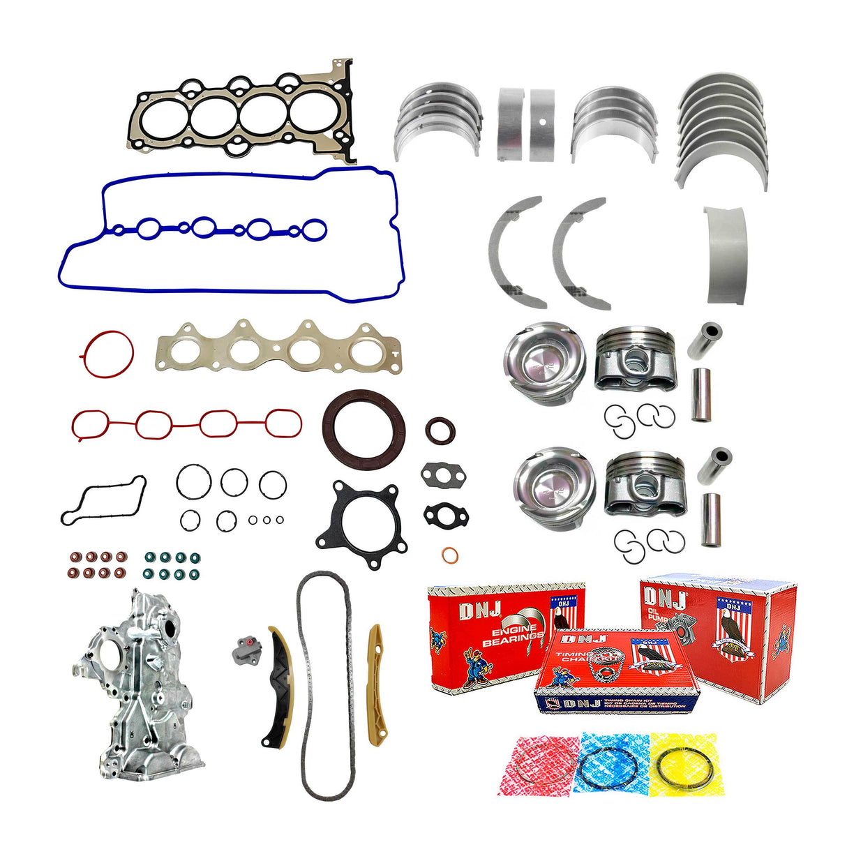 Master Engine Rebuild Kit 2013-2016 Hyundai 1.6L