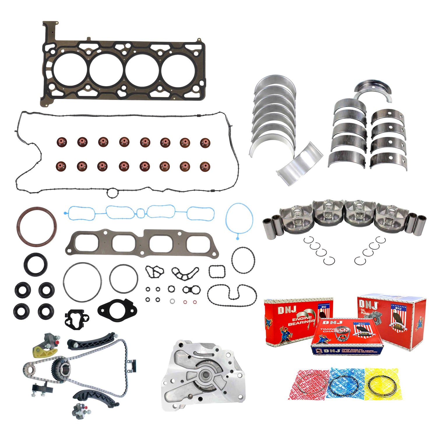 Engine Rebuild Kit 2013-2017 Buick, Cadillac, Chevrolet, GMC 2.5L