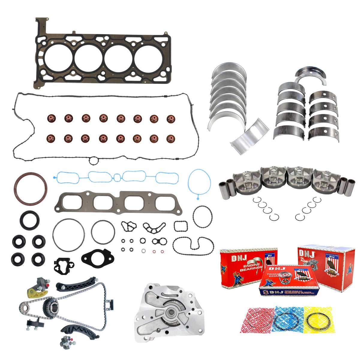 Engine Rebuild Kit 2013-2017 Buick, Cadillac, Chevrolet, GMC 2.5L