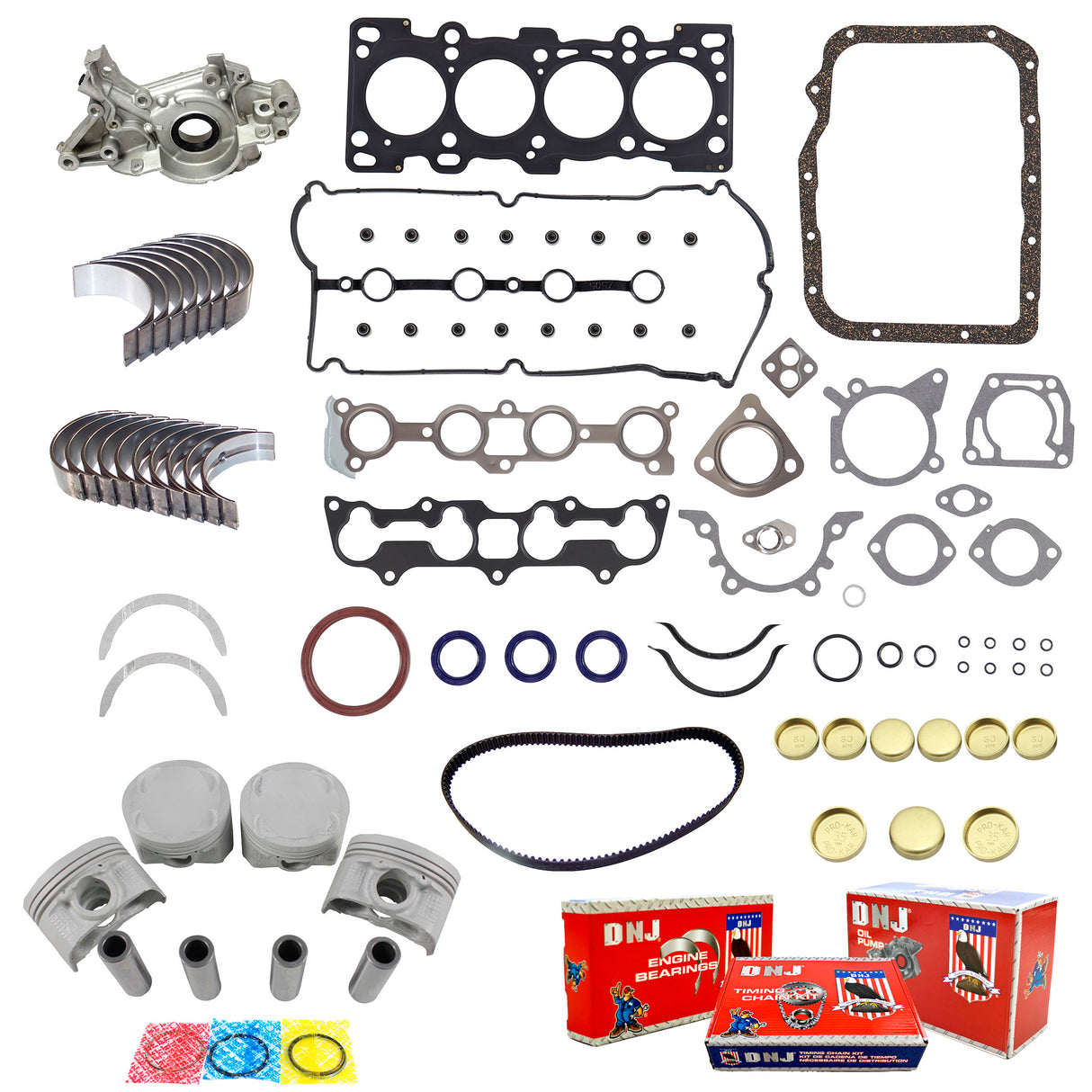 Master Engine Rebuild Kit 1998 Mazda 1.5L