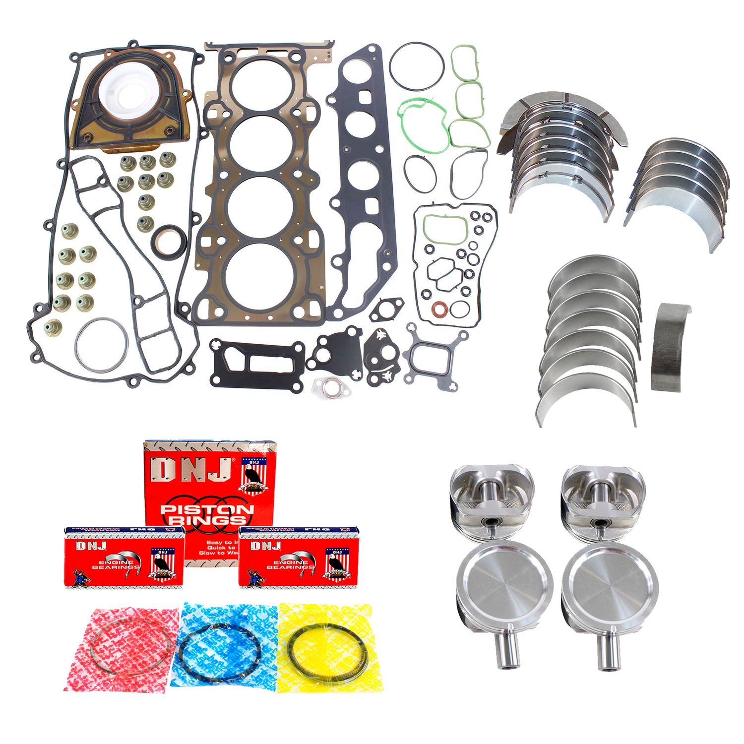 Engine Rebuild Kit 2003-2004 Ford Focus 2.3L
