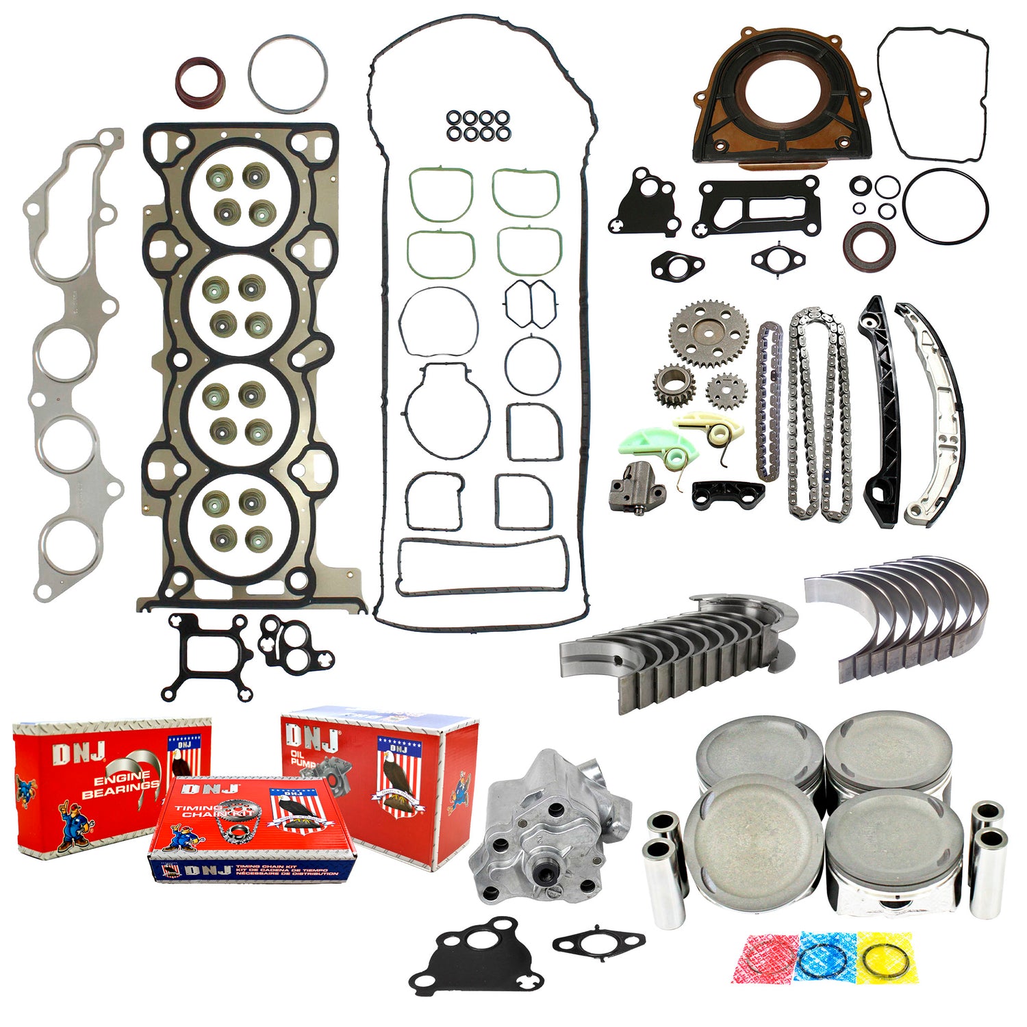 Engine Rebuild Kit 2006-2009 Ford,Mercury 2.3L