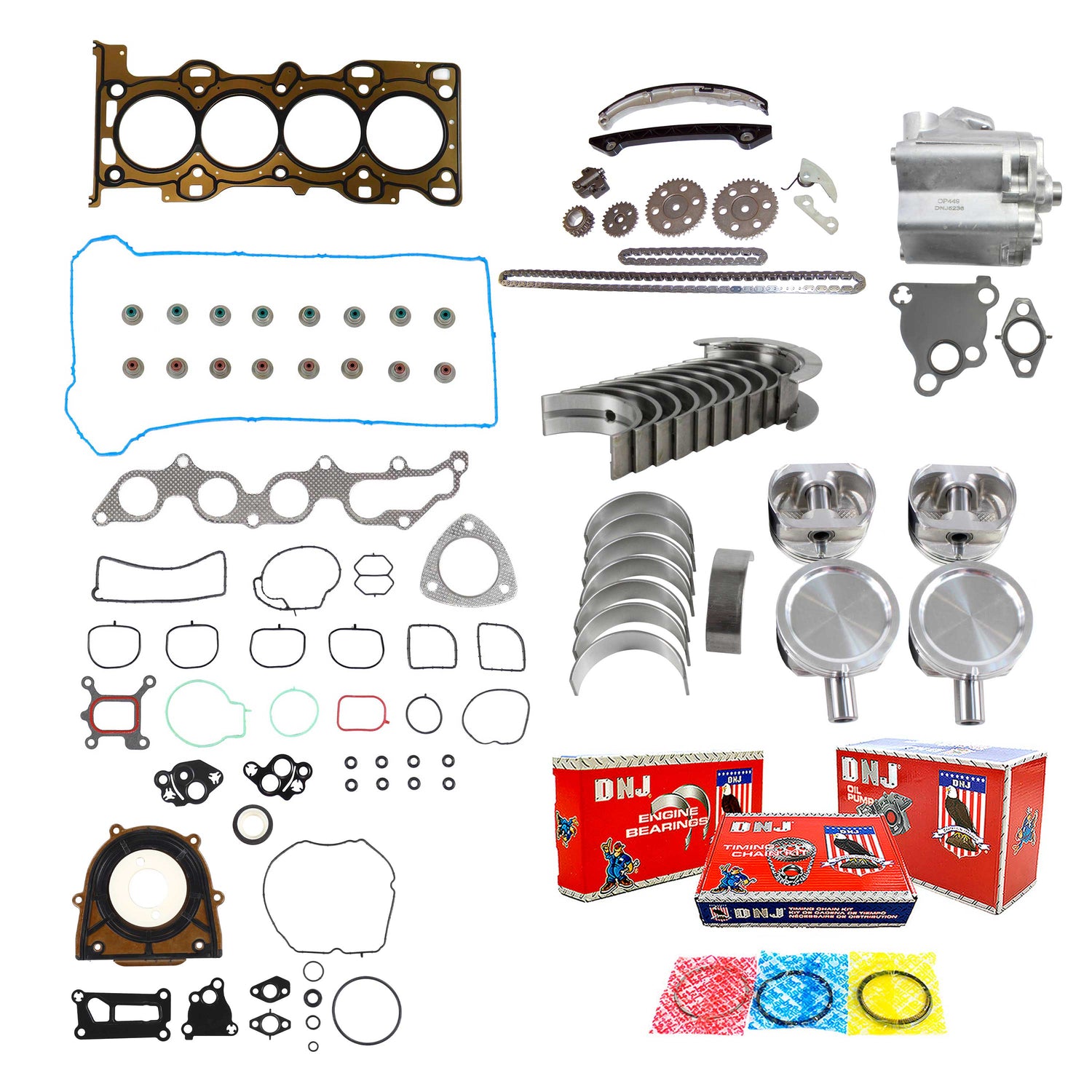 Engine Rebuild Kit 2005-2006 Ford,Mercury 2.3L