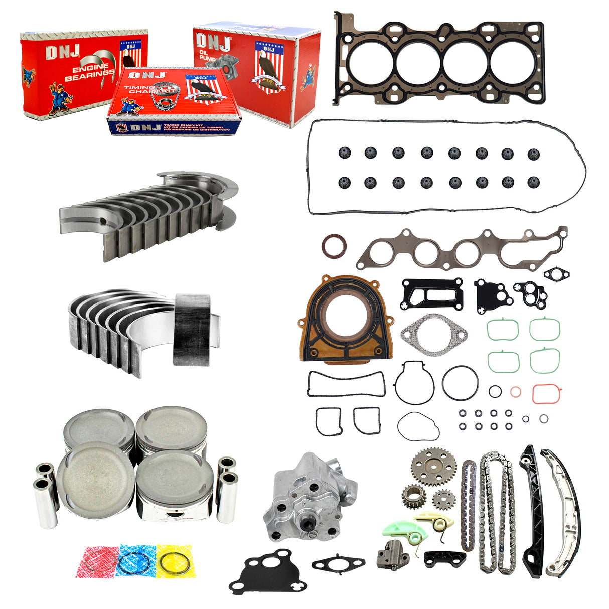 Engine Rebuild Kit 2007-2010 Mazda 3 & 5 2.3L