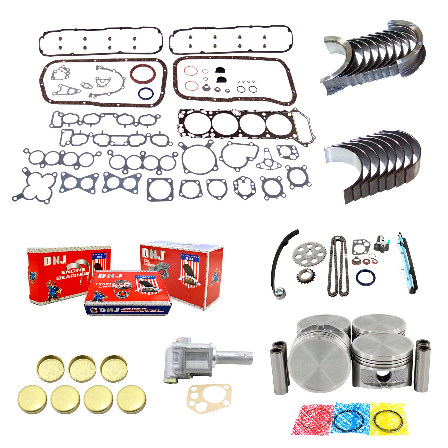 Engine Rebuild Kit 1990-1995 Nissan 2.4L