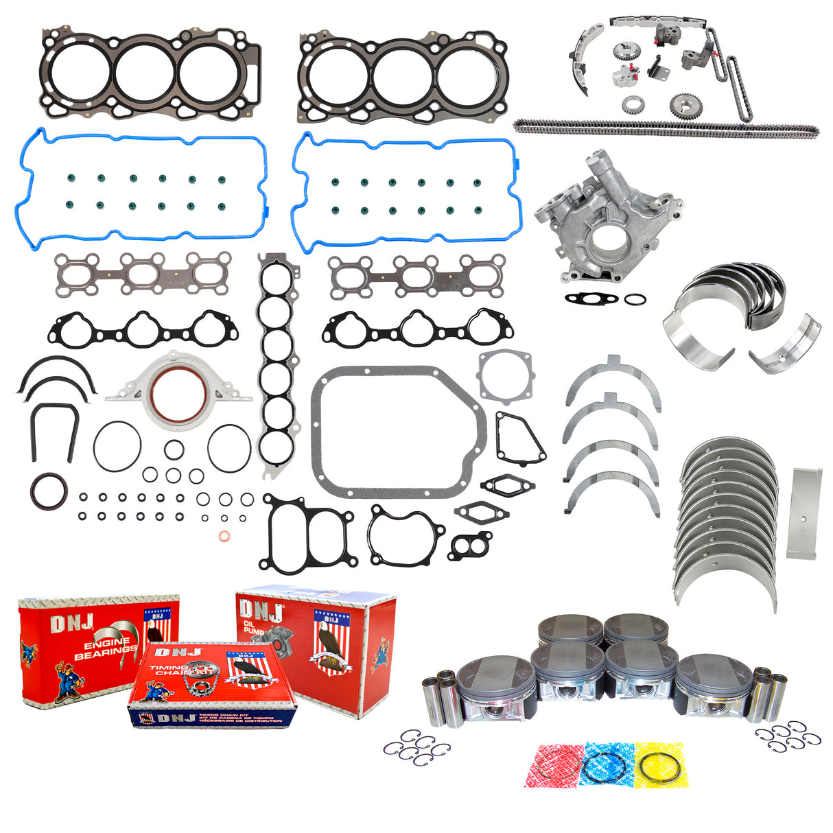 Engine Rebuild Kit 2002-2007 INFINITI,Nissan 3.5L