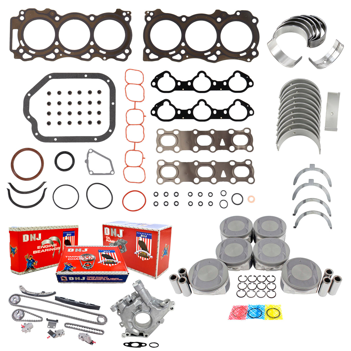 Engine Rebuild Kit 2007-2015 INFINITI,Nissan 3.5L
