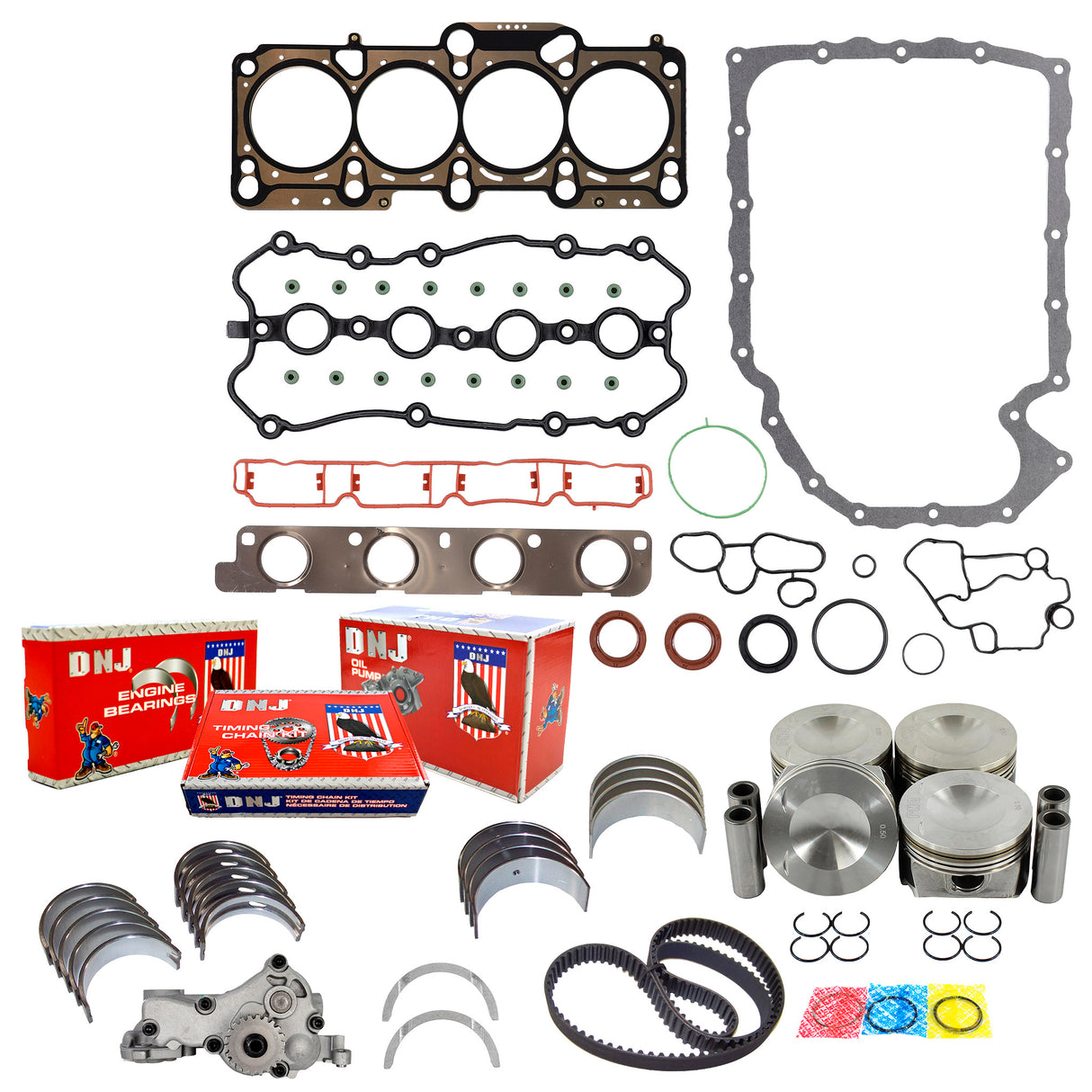 Engine Rebuild Kit 2006-2009 Audi,Volkswagen 2.0L