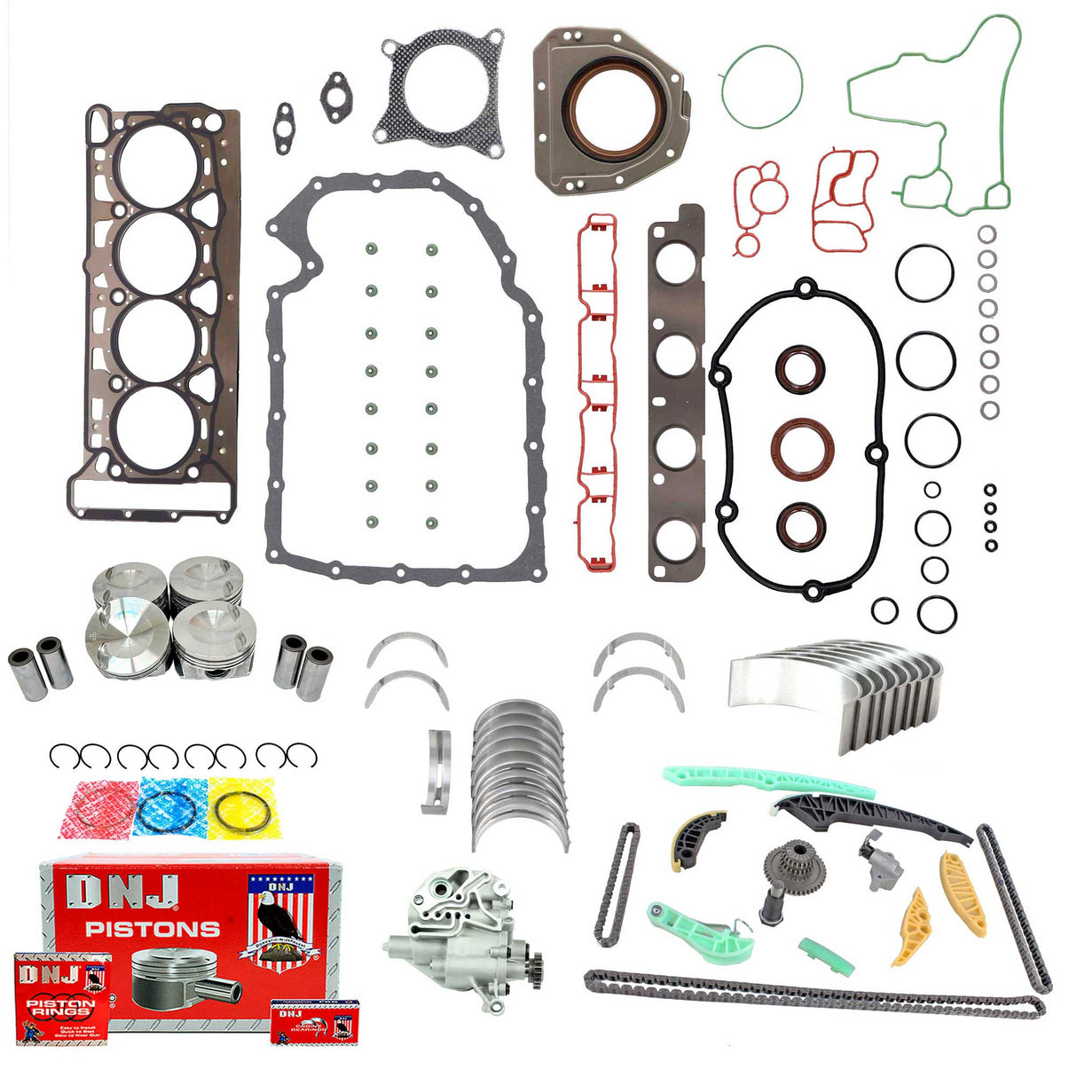 Master Engine Rebuild Kit 2011-2017 Audi 2.0L