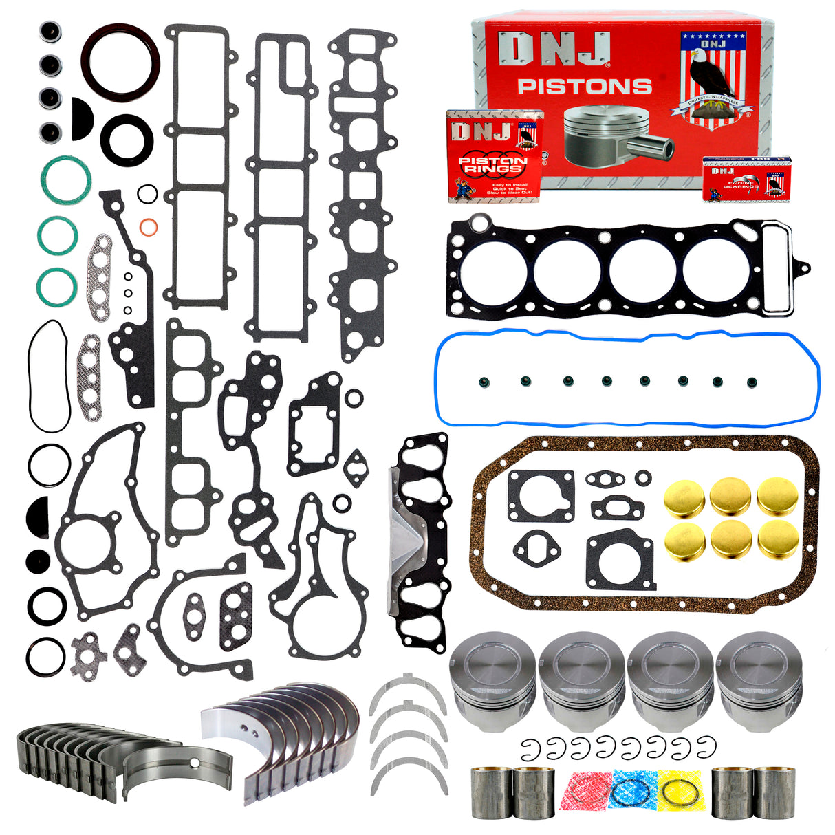 Engine Rebuild Kit 1985-1995 Toyota 4Runner & Pickup 2.4L L4