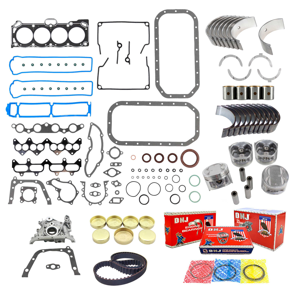 Engine Rebuild Kit 1985-1987 Toyota Corolla & MR2 1.6L