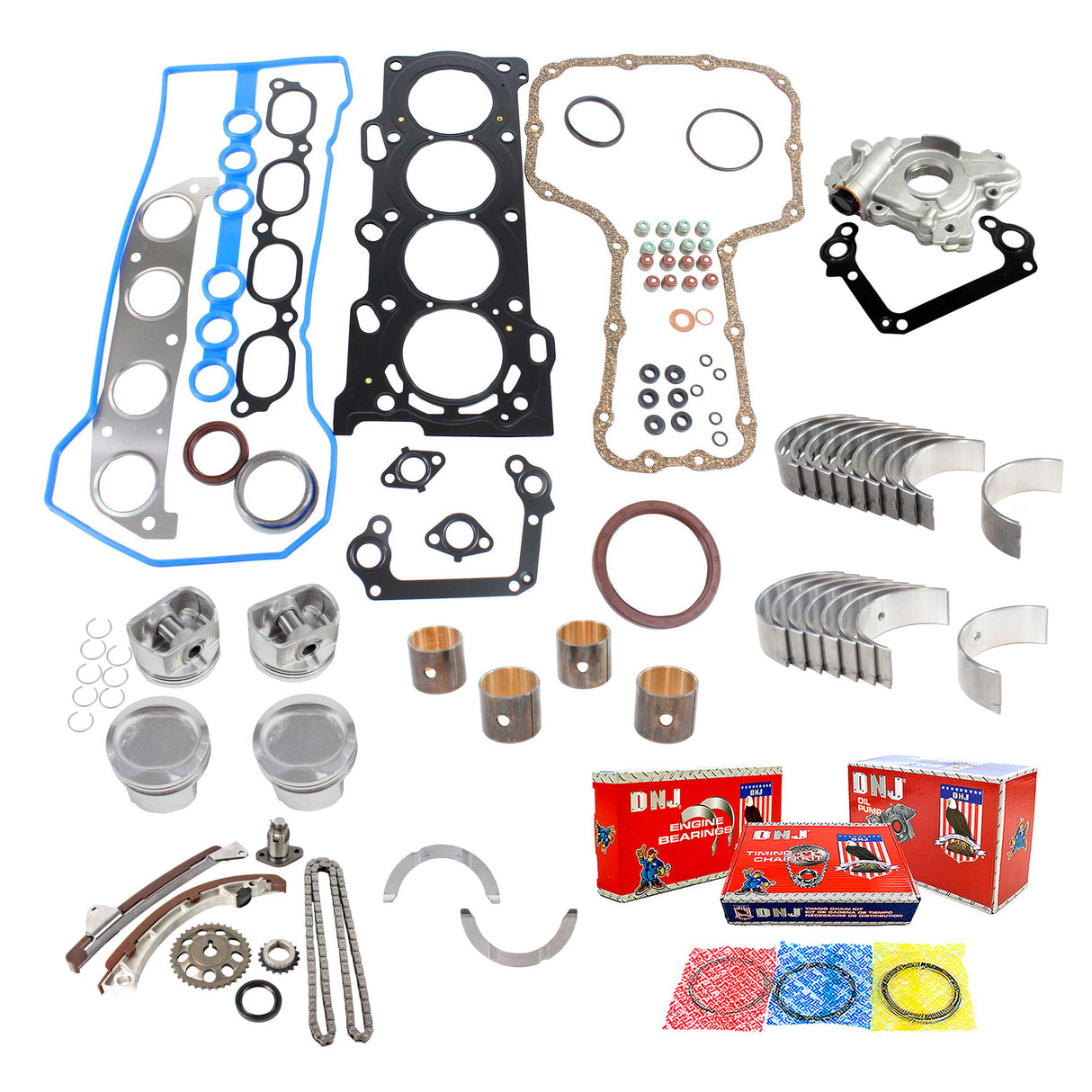Engine Rebuild Kit 1998-1999 Chevrolet Prizm & Toyota Corolla 1.8L