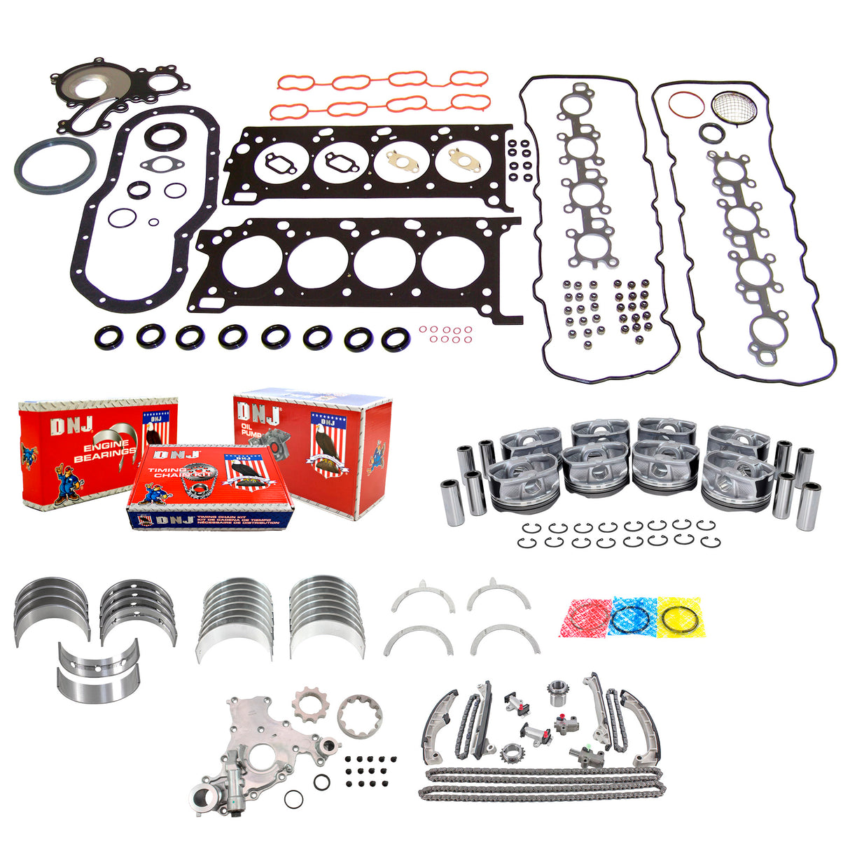 Engine Rebuild Kit 2010-2021 Lexus & Toyota 4.6L V8