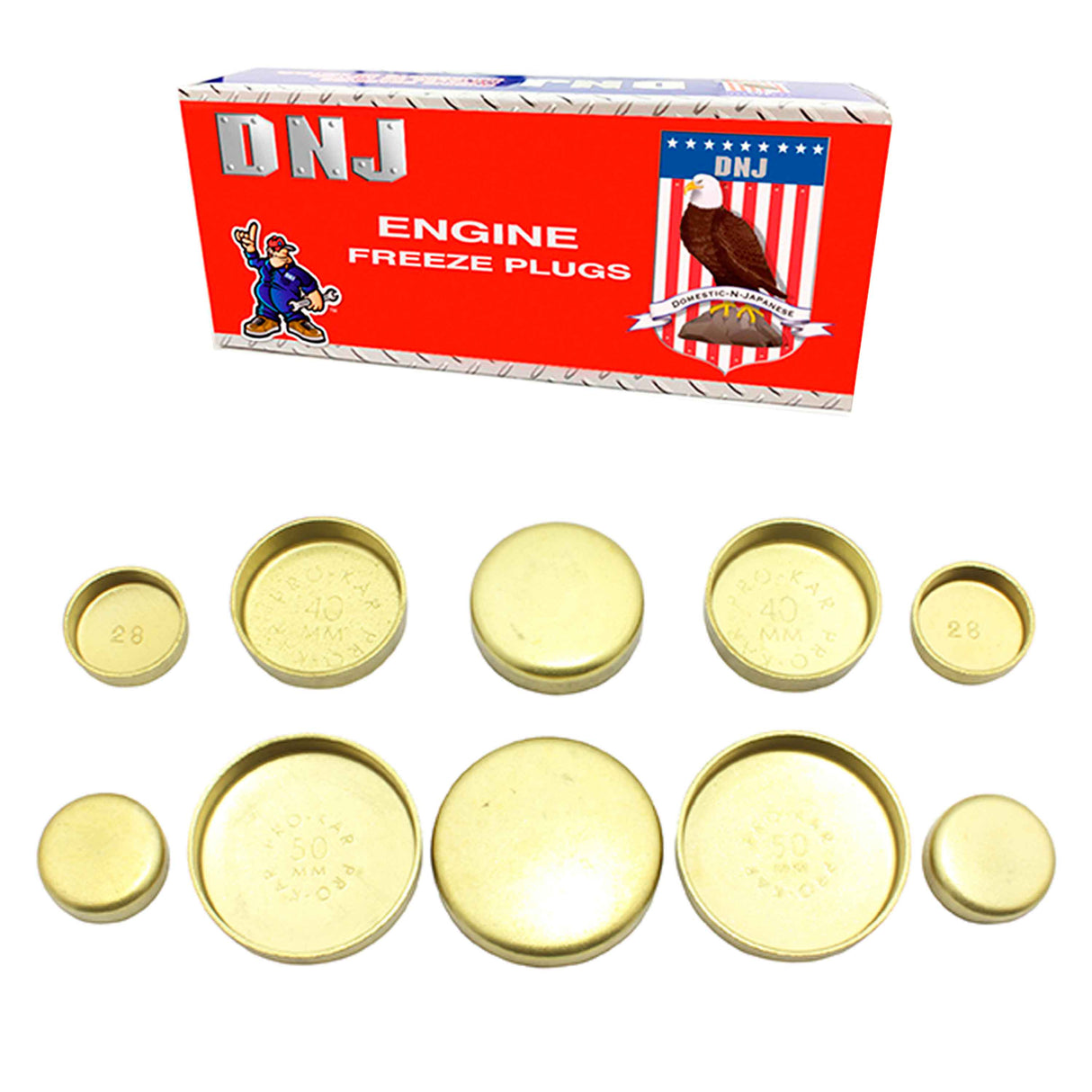 Expansion Plug Kit 1981-1989 Chrysler,Dodge,Mazda,Mitsubishi,Plymouth 2.6L