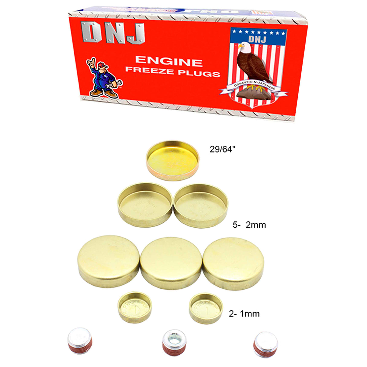 Expansion Plug Kit 1987-2006 Jeep 4.0L