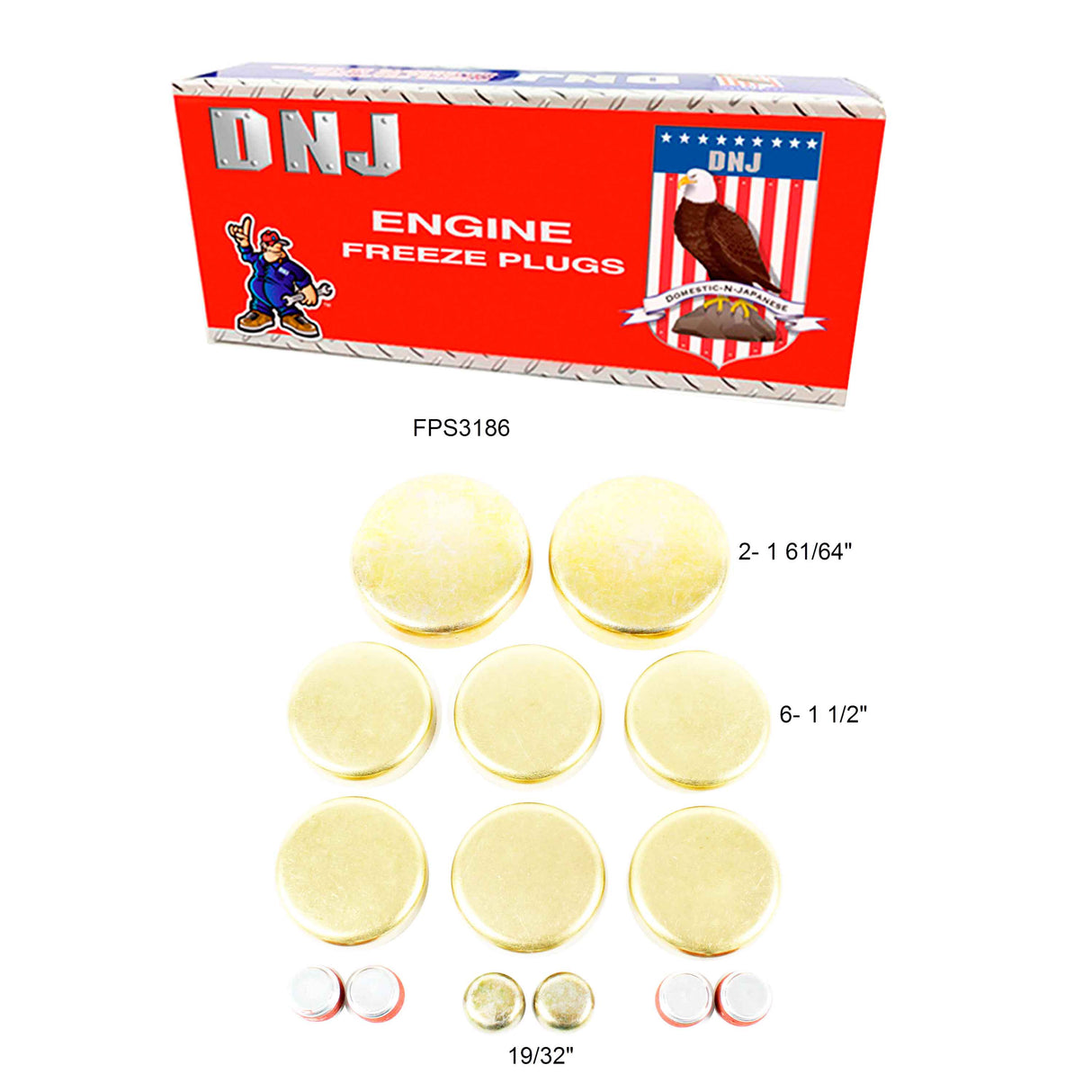 Expansion Plug Kit 1996-1997 Buick,Chevrolet,Oldsmobile,Pontiac 3.8L