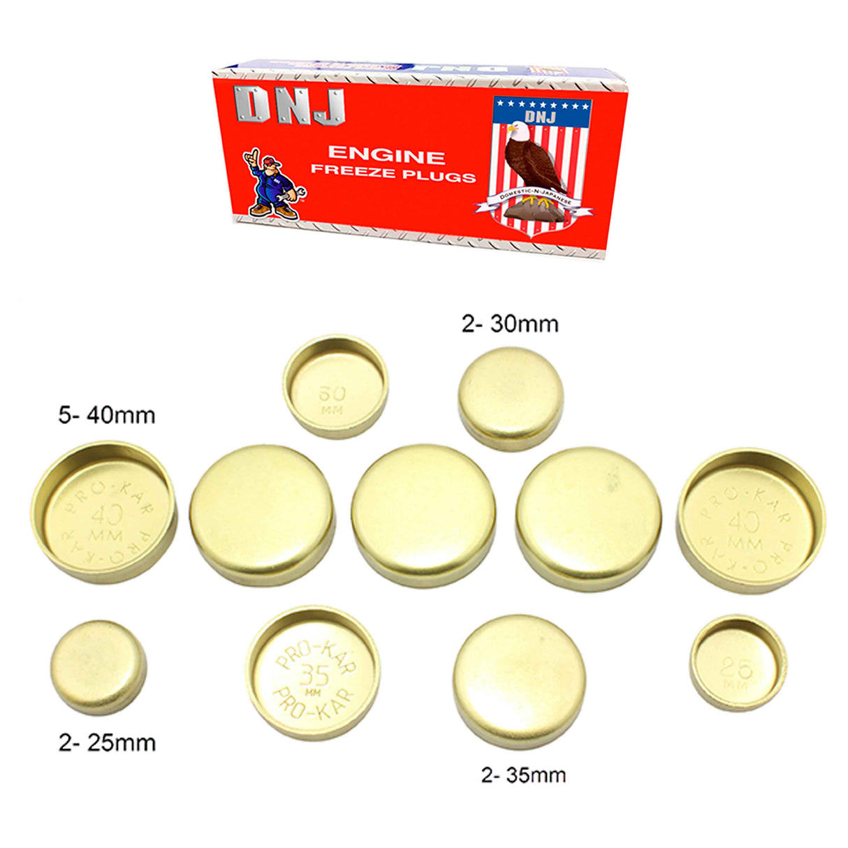 Expansion Plug Kit 1983-2002 Ford,Kia,Mazda 2.0L-2.2L