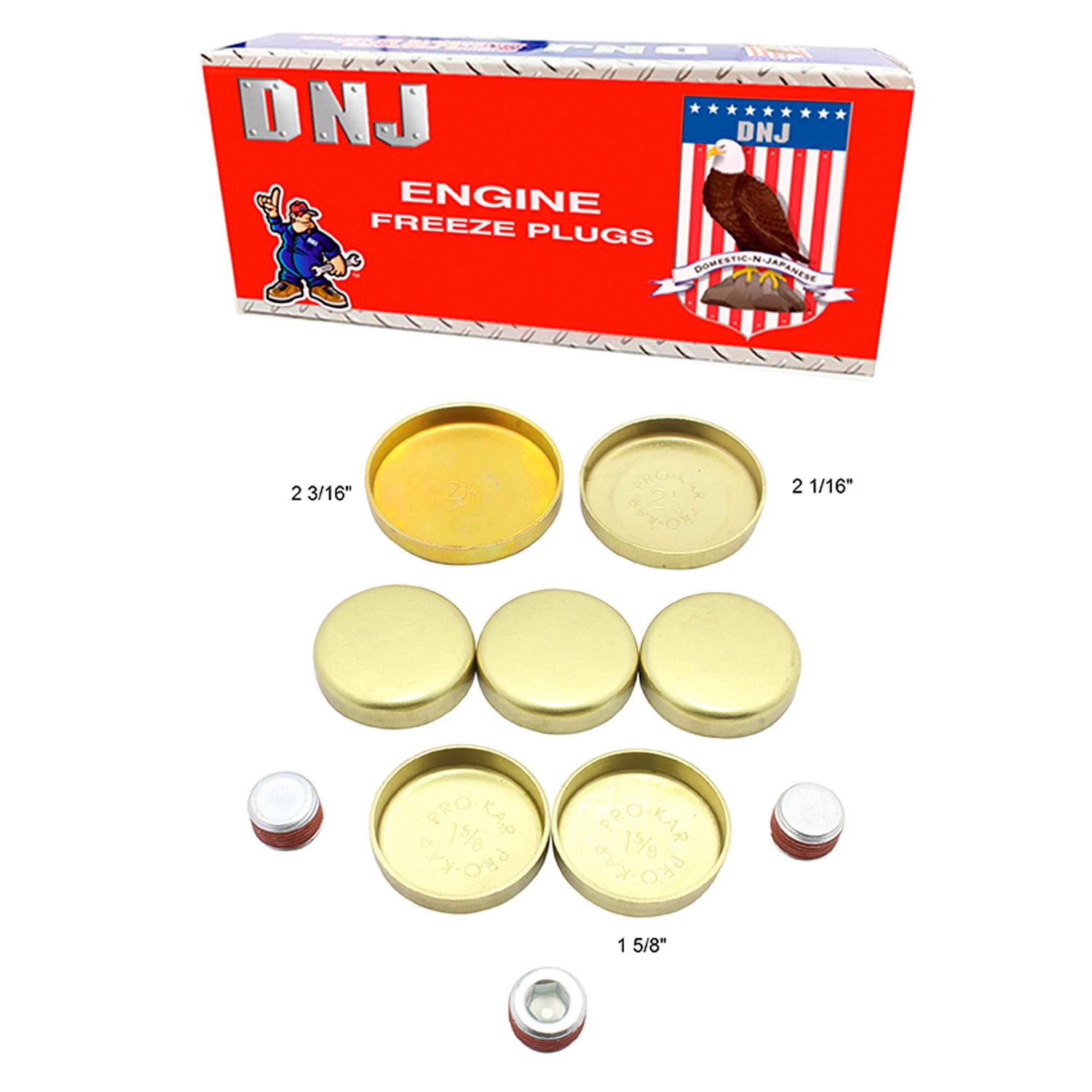 Expansion Plug Kit 1968-1996 Ford 3.9L-4.9L