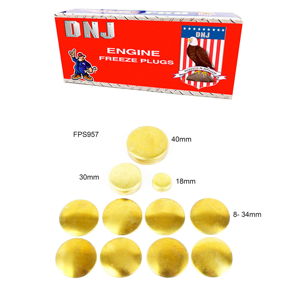 Expansion Plug Kit 1991-1997 Toyota 2.4L