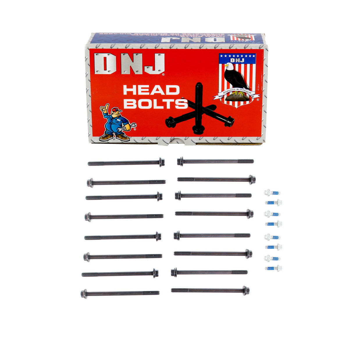 DNJ HBK1105 Cylinder Head Bolt Set ‚ Cylinder Head Bolt Dodge Jeep Mitsubishi Ram 1500 Commander Dakota Durango Grand Cherokee Liberty Nitro Raider Ram 1500