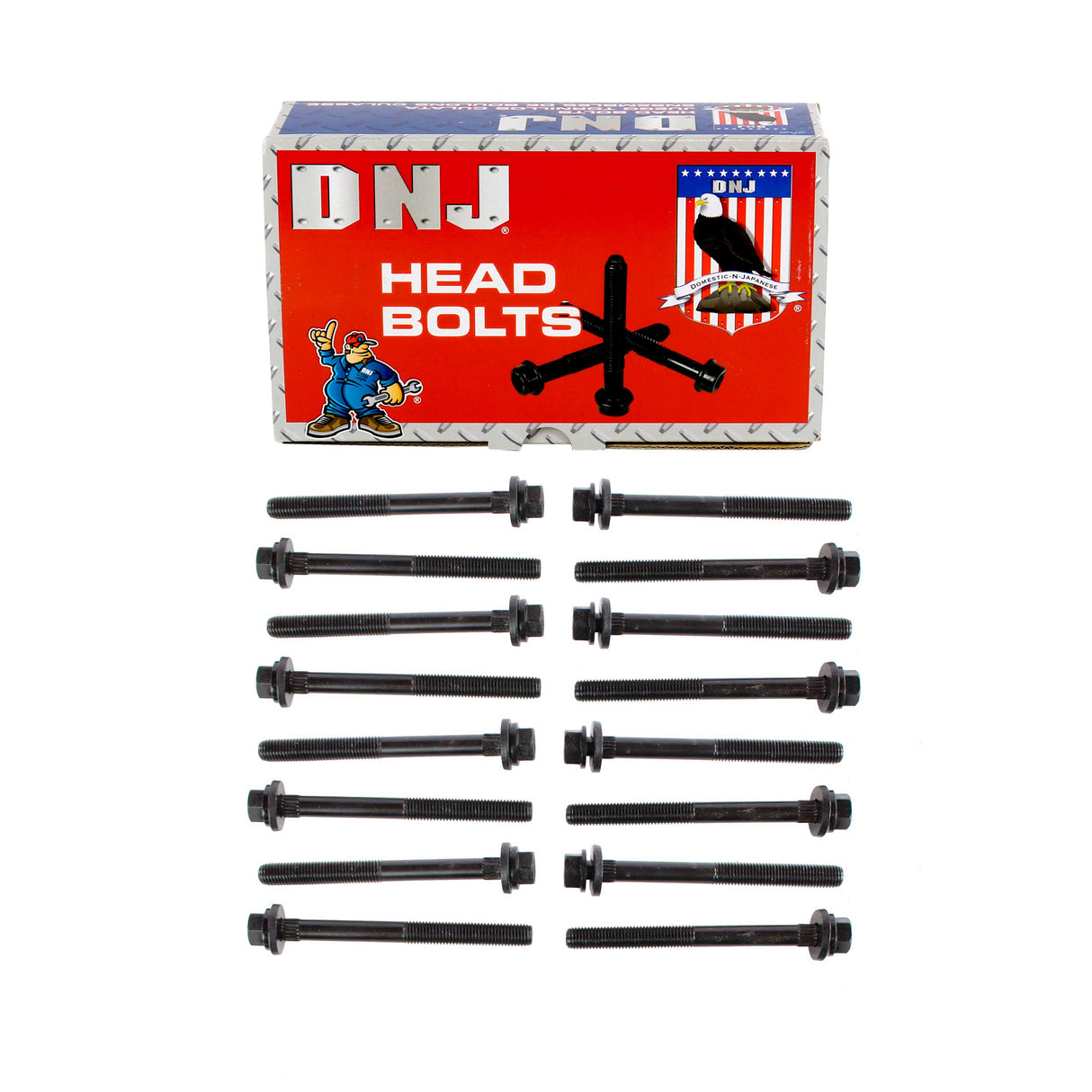 DNJ HBK1136 Cylinder Head Bolt Set ‚ Cylinder Head Bolt Chrysler Dodge Eagle Jeep Plymouth Volkswagen Caravan Grand Caravan Grand Voyager Intrepid Pacifica Routan Town & Country Vision Voyager Wrangler Cgua