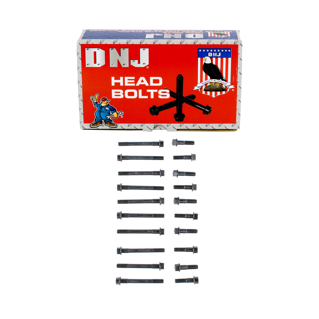 DNJ HBK1144 Cylinder Head Bolt Set ‚ Cylinder Head Bolt Dodge Jeep B150 B1500 B250 B2500 B350 B3500 Dakota Durango Grand Cherokee Ram 1500 Ram 1500 Van Ram 2500 Ram 2500 Van Ram 3500 Van