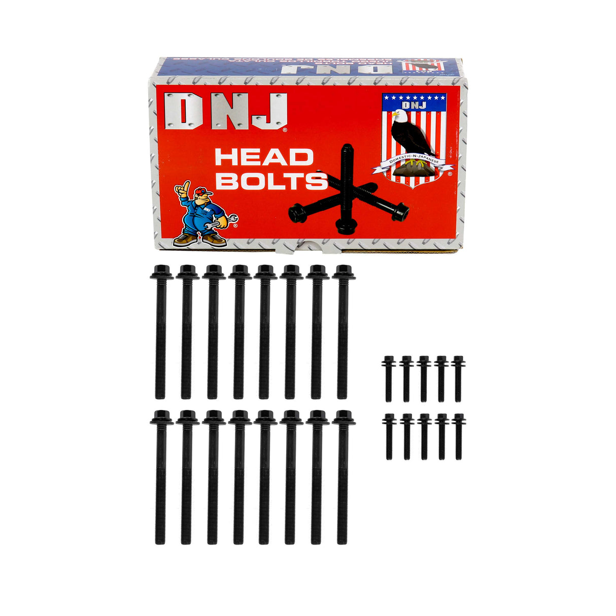 DNJ HBK1160 Cylinder Head Bolt Set ‚ Cylinder Head Bolt Chrysler Dodge Jeep Ram 1500 1500 Classic 2500 300 3500 Aspen Challenger Charger Commander Durango Grand Cherokee Grand Cherokee L Magnum Ram 1500 Ram 2500 Ram 3500 Esdesgeshesjezl