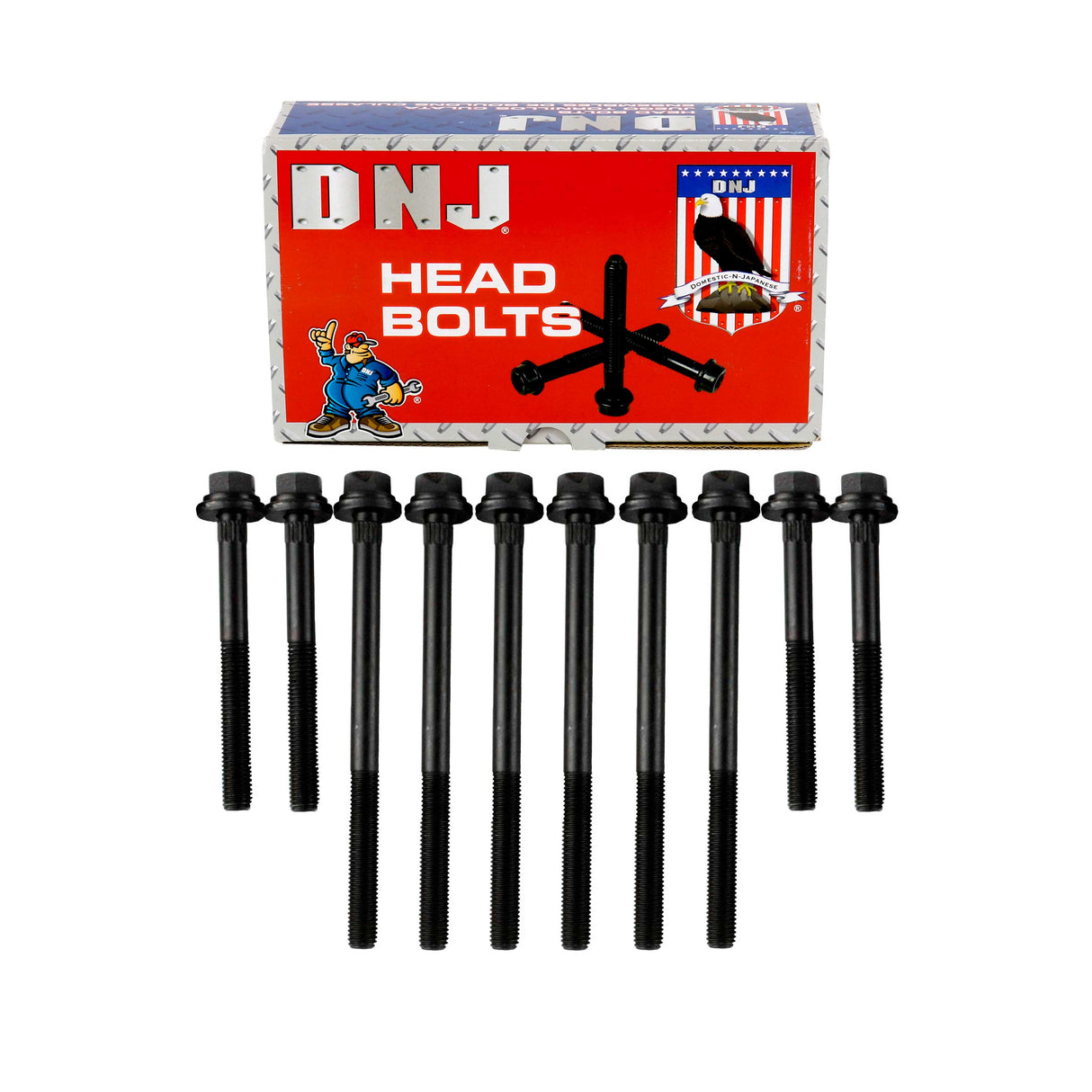 DNJ HBK150 Cylinder Head Bolt Set ‚ Cylinder Head Bolt Chrysler Dodge Eagle Mitsubishi Plymouth Avenger Eclipse Neon Sebring Talon 420A