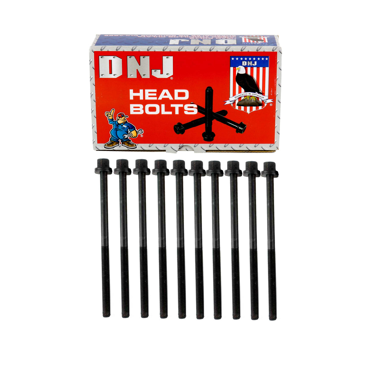 DNJ HBK238 Cylinder Head Bolt Set ‚ Cylinder Head Bolt Honda Clarity Cr Z Fit Insight L15A1L15A7L15B1Lea1Leb3Leb6