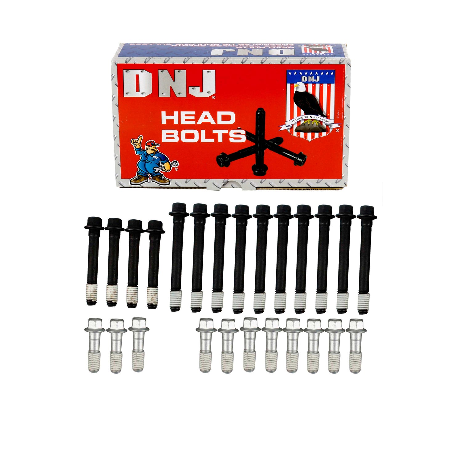 DNJ HBK3125 Cylinder Head Bolt Set ‚ Cylinder Head Bolt Chevrolet Gmc Isuzu Oldsmobile Astro Blazer Bravada C1500 C2500 Caballero Caprice Commercial Chassis El Camino Express 1500 Express 2500 G10 G1500 G20 G2500 G30 G3500 Hombre Jimmy K1500 K2500 P30 P3500 R10 R1500 R2500 S10 S10 Blazer S15 S15 Jimmy Safari Savana 1500 Savana 2500 Sierra 1500 Sierra 1500 Classic Silverado 1500 Silverado 1500 Classic Sonoma V10 V1500