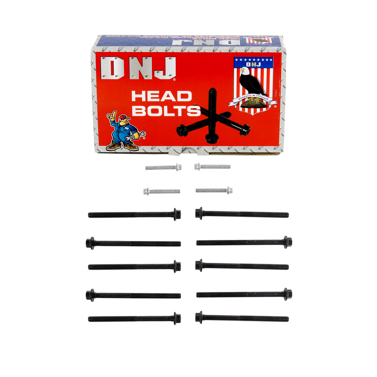 DNJ HBK314 Cylinder Head Bolt Set ‚ Cylinder Head Bolt Buick Chevrolet Gmc Oldsmobile Pontiac Saab Saturn 9 3 9 3X 9 5 Alero Aura Captiva Sport Cavalier Classic Cobalt Equinox G5 G6 Grand Am Hhr Impala Ion L100 L200 L300 Lacrosse Ls Ls1 Lw1 Lw200 Malibu Regal Sky Solstice Sunfire Terrain Verano Vue A20Nftb207Lb207Rlhu