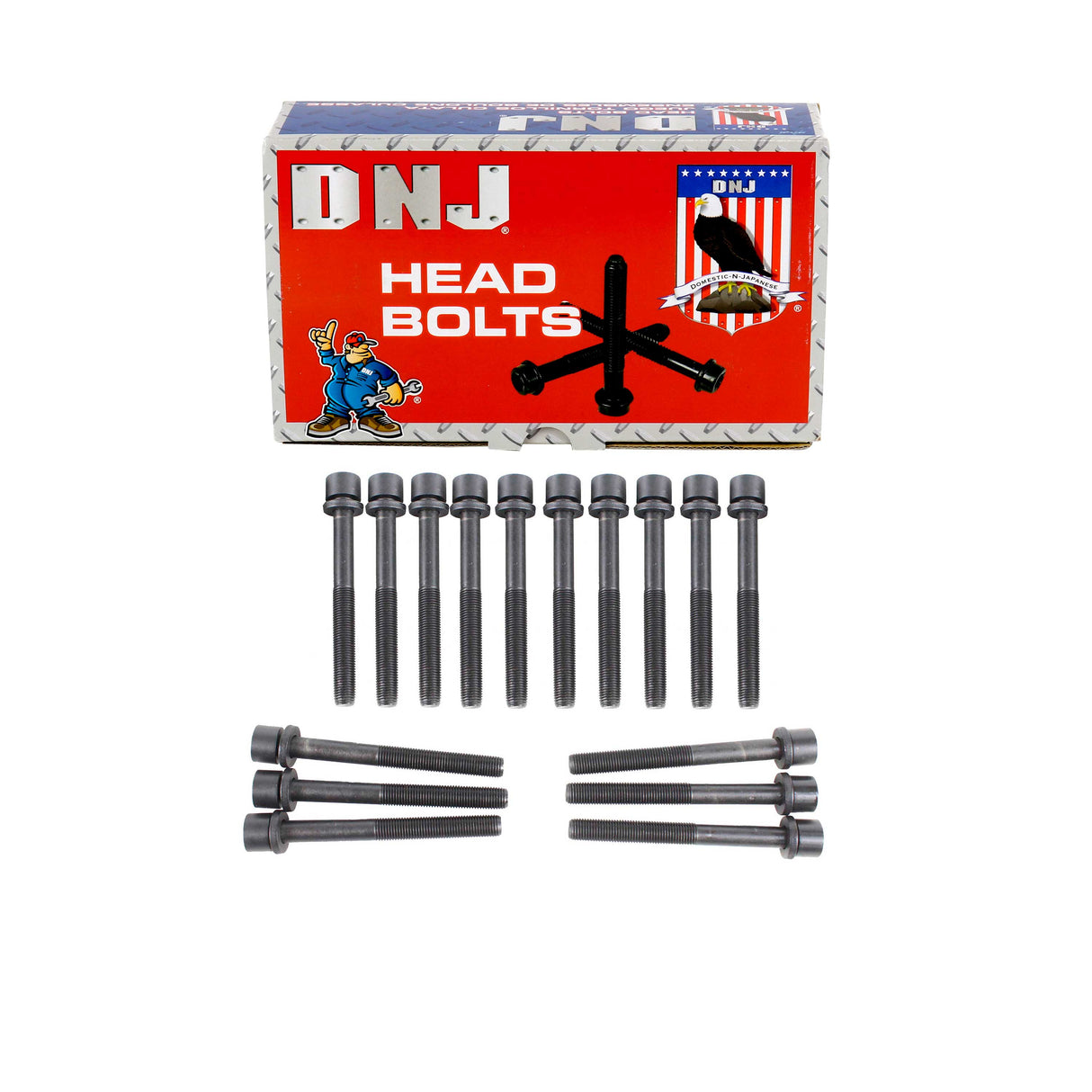 DNJ HBK315 Cylinder Head Bolt Set ‚ Cylinder Head Bolt Cadillac Saab Saturn 9 5 9000 Catera Cts L300 Ls2 Lw2 Lw300 Vue B308Eb308I