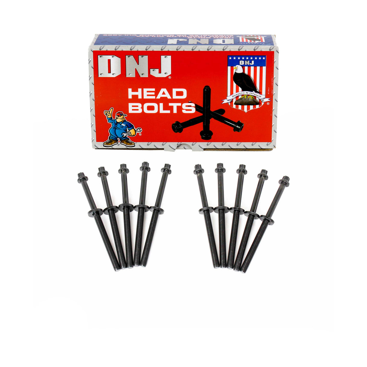 DNJ HBK340 Cylinder Head Bolt Set ‚ Cylinder Head Bolt Chevrolet Pontiac Aveo Aveo5 G3 Lxv