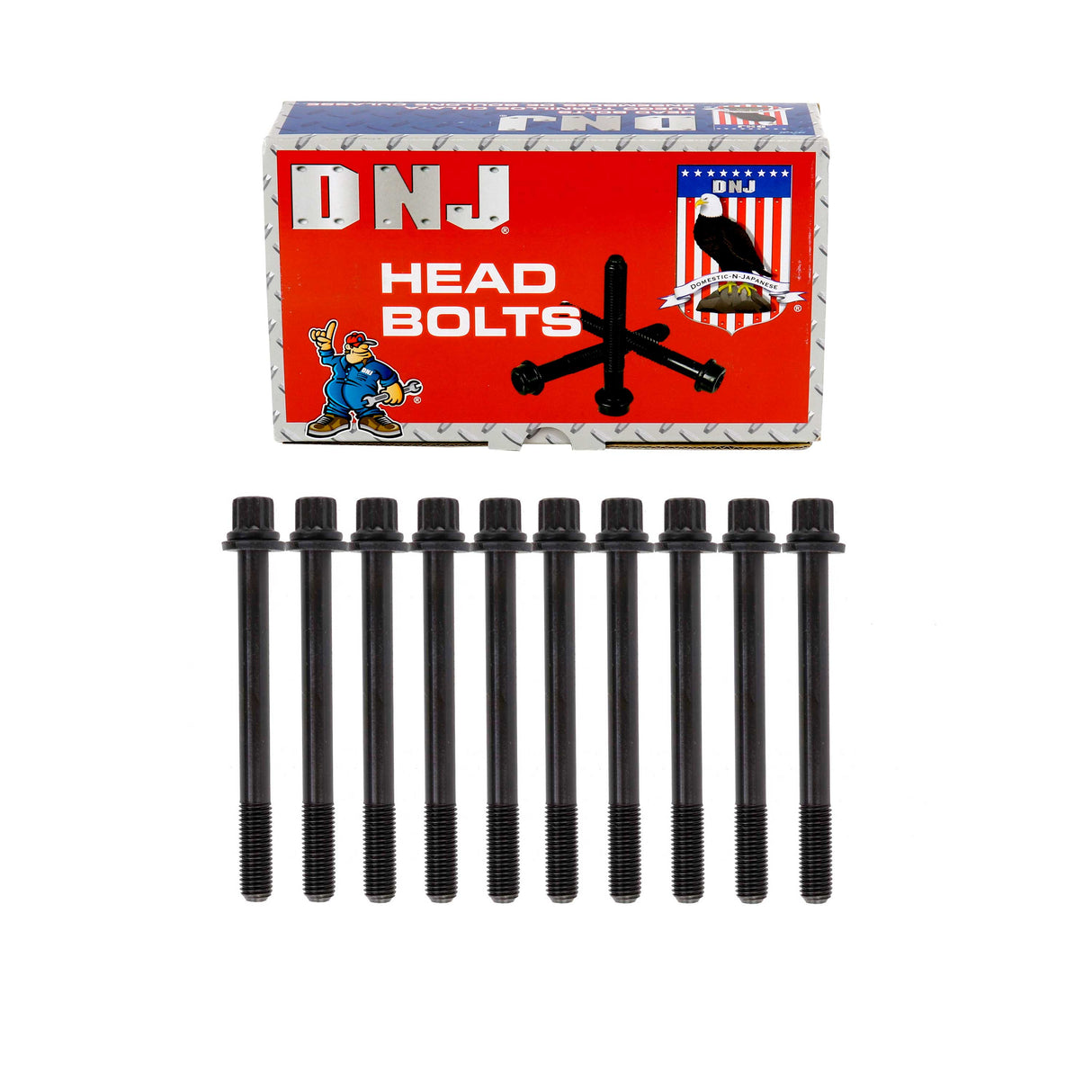 DNJ HBK407 Cylinder Head Bolt Set ‚ Cylinder Head Bolt Kia Rio