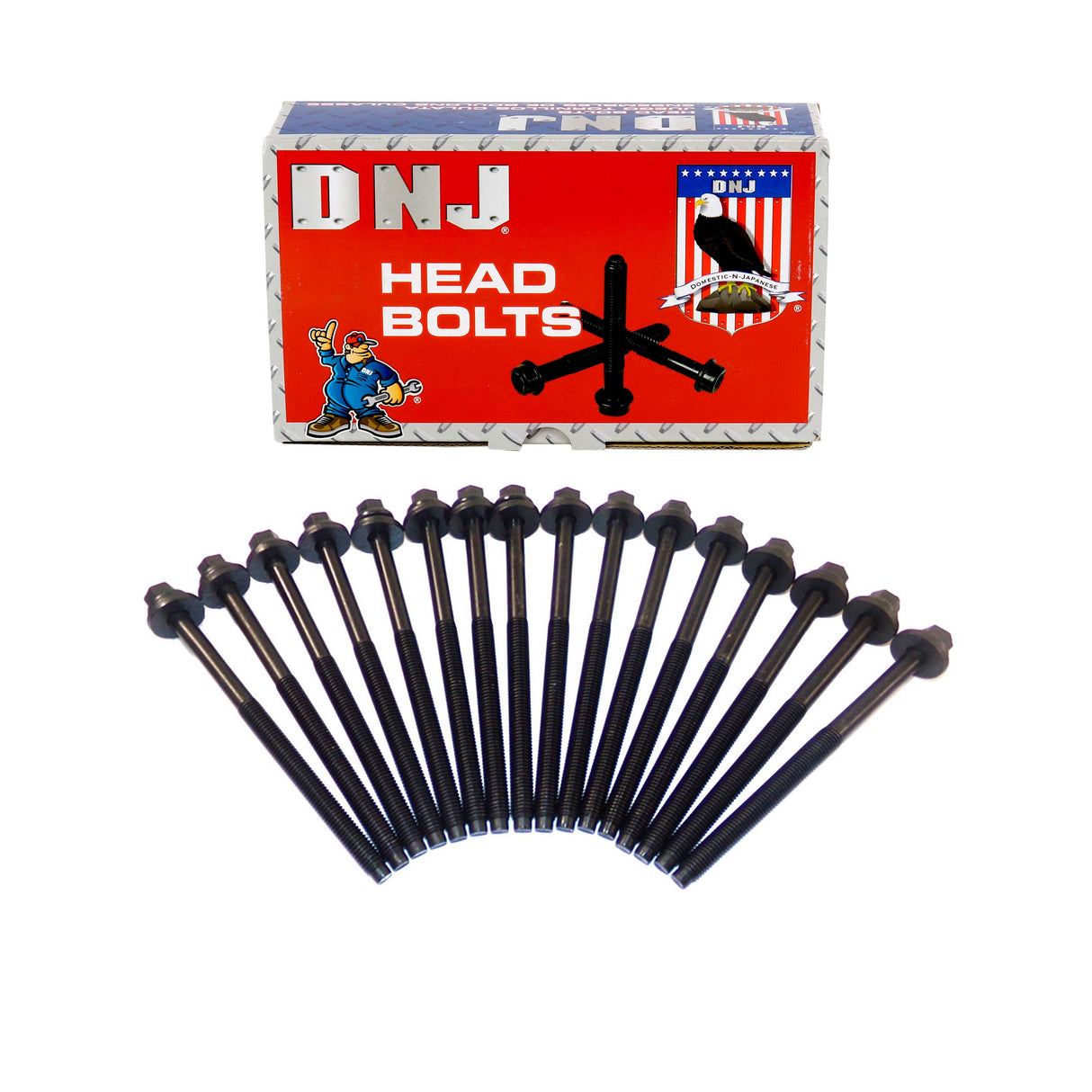 DNJ HBK411 Cylinder Head Bolt Set ‚ Cylinder Head Bolt Ford Lincoln Mazda Mercury 6 Contour Cougar Escape Five Hundred Freestyle Fusion Mariner Milan Montego Mpv Mystique Sable Taurus Tribute Zephyr