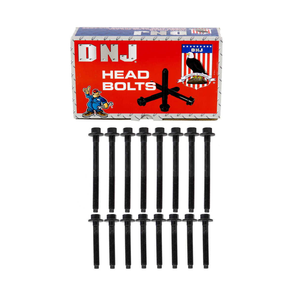 DNJ HBK4120 Cylinder Head Bolt Set ‚ Cylinder Head Bolt Ford Mercury Cougar E 150 E 150 Club Wagon E 150 Econoline E 150 Econoline Club Wagon E 250 E 250 Econoline F 150 F 150 Heritage Freestar Monterey Mustang Thunderbird Windstar