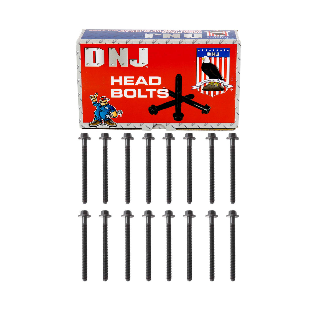 DNJ HBK4213 Cylinder Head Bolt Set ‚ Cylinder Head Bolt Ford Lincoln Mercury Continental Edge Expedition Explorer F 150 Flex Fusion Mks Mkt Mkx Mkz Mustang Navigator Police Interceptor Sedan Police Interceptor Utility Sable Taurus Taurus X Transit 150 Transit 250 Transit 350 Transit 350 Hd 99K99M99R