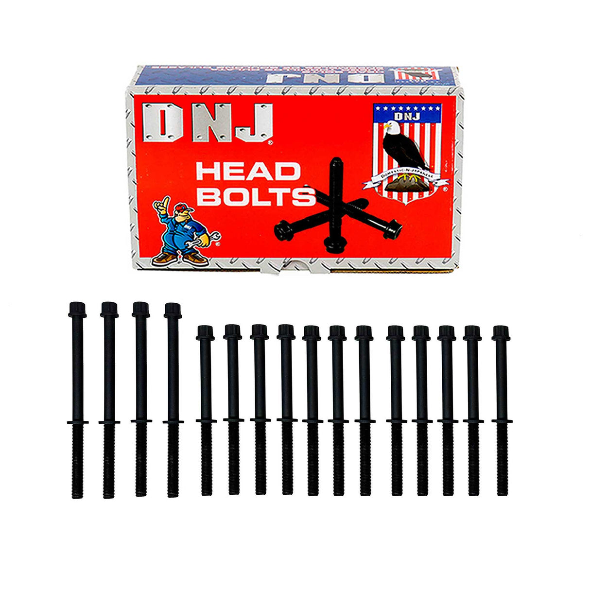 DNJ HBK4253 Cylinder Head Bolt Set ‚ Cylinder Head Bolt Acura Honda Accord Crosstour Mdx Odyssey Passport Pilot Rdx Ridgeline Rlx Tlx J30Acj35Y1J35Y2J35Y4J35Y5J35Y6J35Y7J35Z2Jna2Jnb1