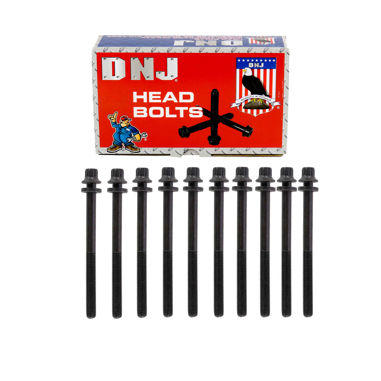 DNJ HBK489 Cylinder Head Bolt Set ‚ Cylinder Head Bolt Kia Sephia Spectra