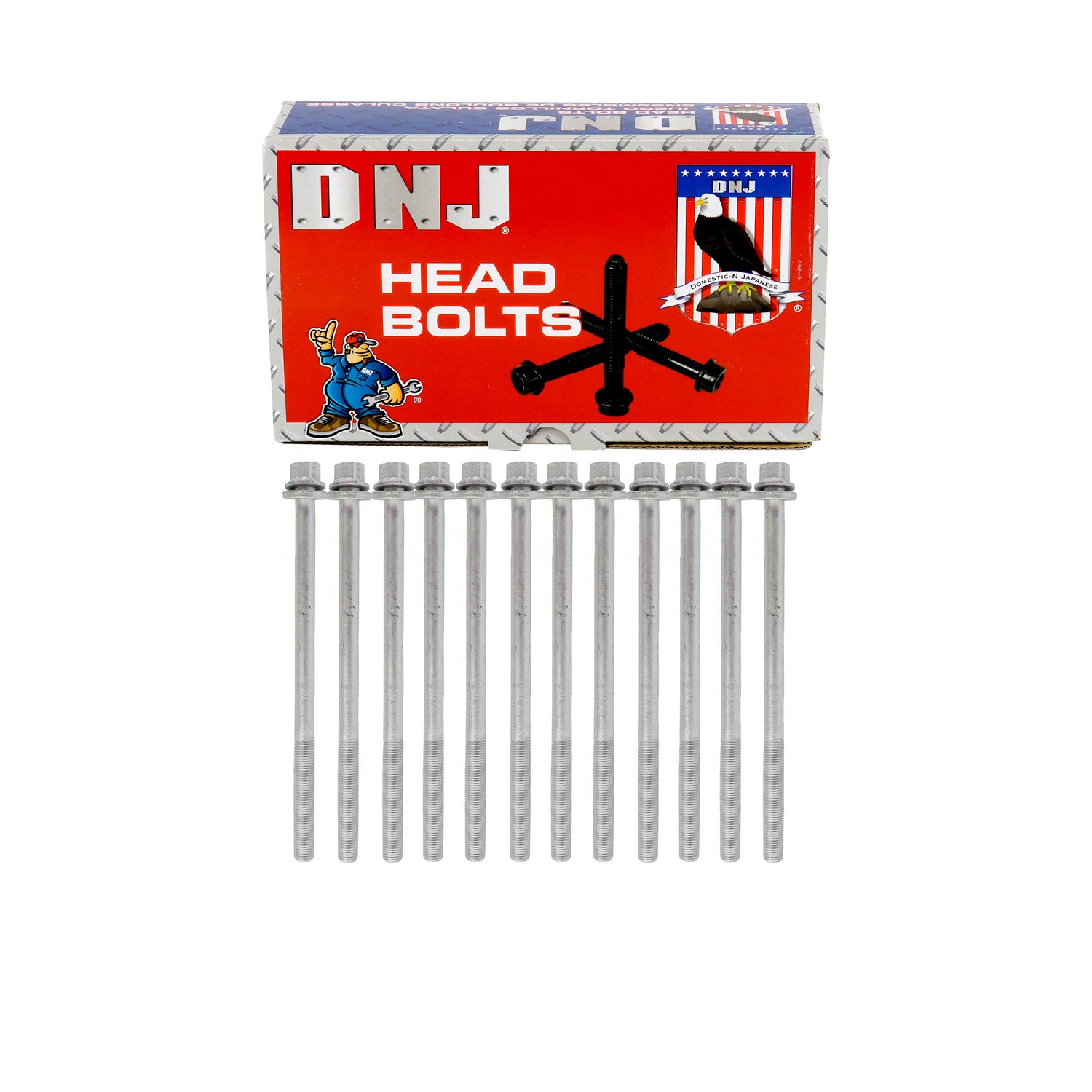DNJ HBK715 Cylinder Head Bolt Set ‚ Cylinder Head Bolt Saab Subaru 9 2X Baja Forester Impreza Legacy Outback Ej251Ej252Ej253Ej259