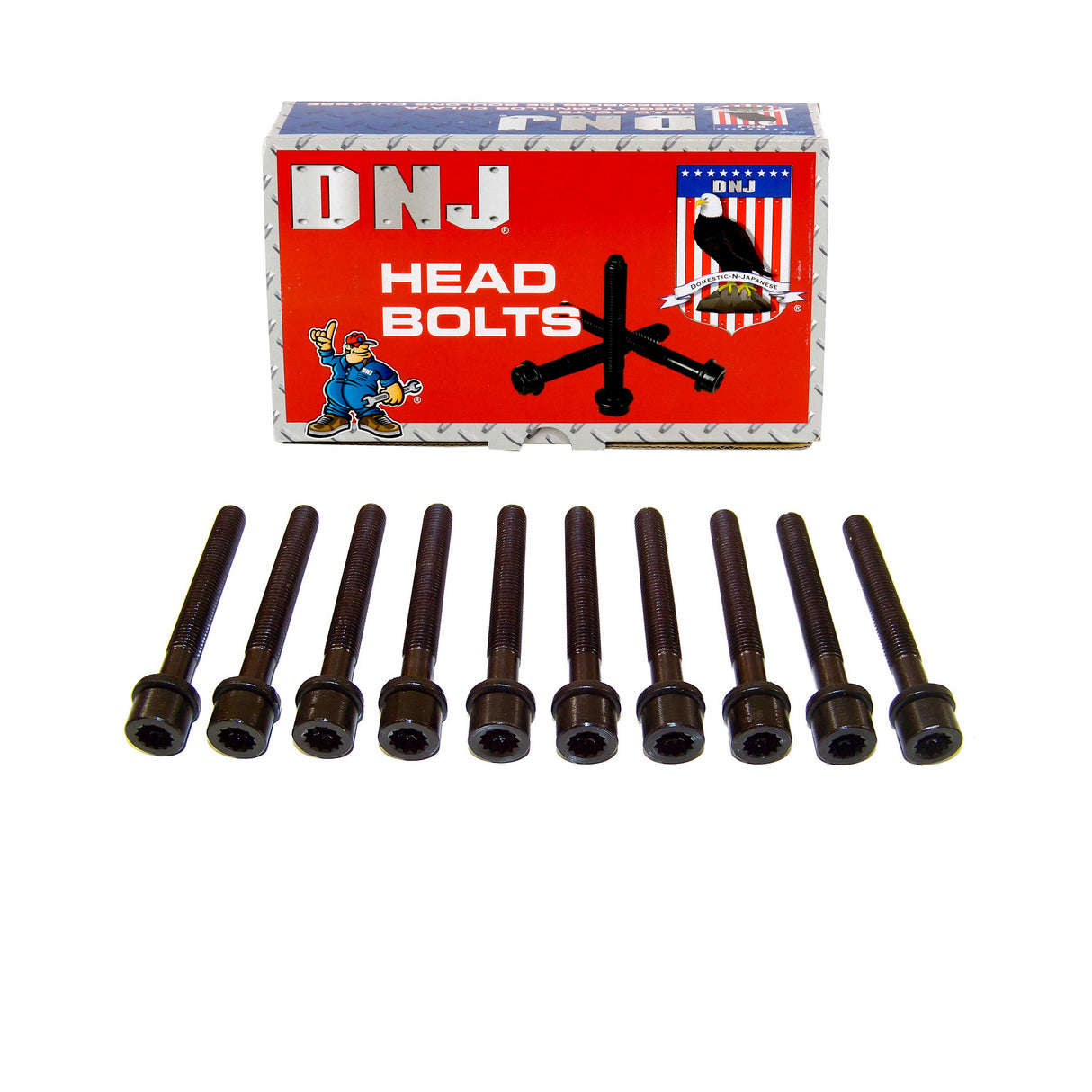 DNJ HBK803 Cylinder Head Bolt Set ‚ Cylinder Head Bolt Volkswagen Cabrio Golf Jetta Passat Aba