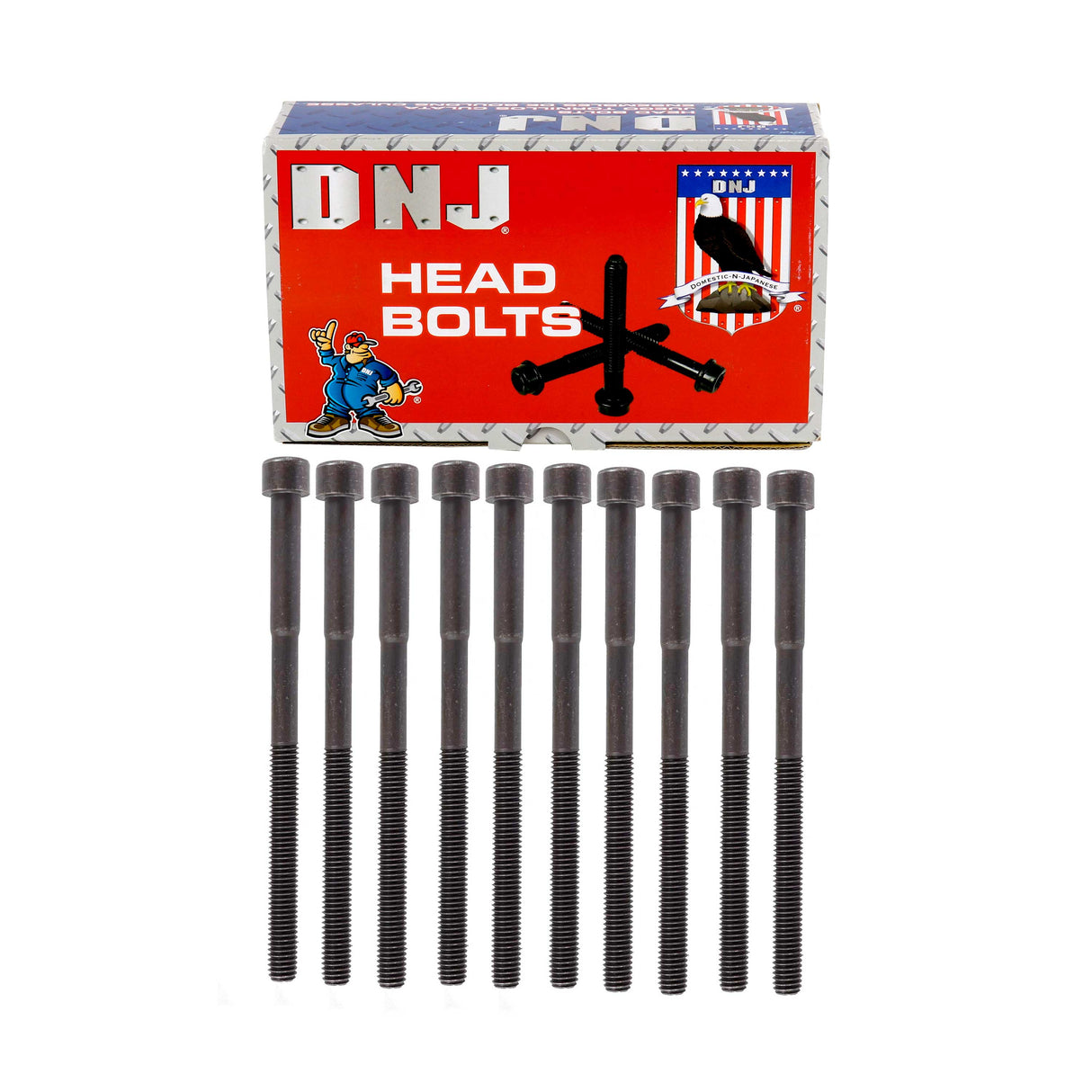 DNJ HBK949 Cylinder Head Bolt Set ‚ Cylinder Head Bolt Scion Toyota Echo Prius Prius C Xa Xb Yaris 1Nz Fe1Nz Fxe