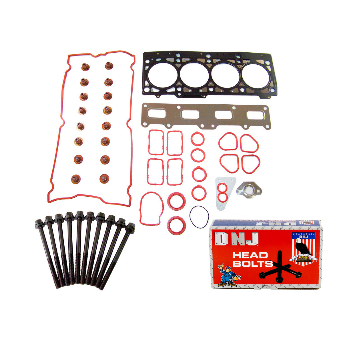 Cylinder Head Gasket set with Head Bolt Kit 2001 Chrysler 2.4L