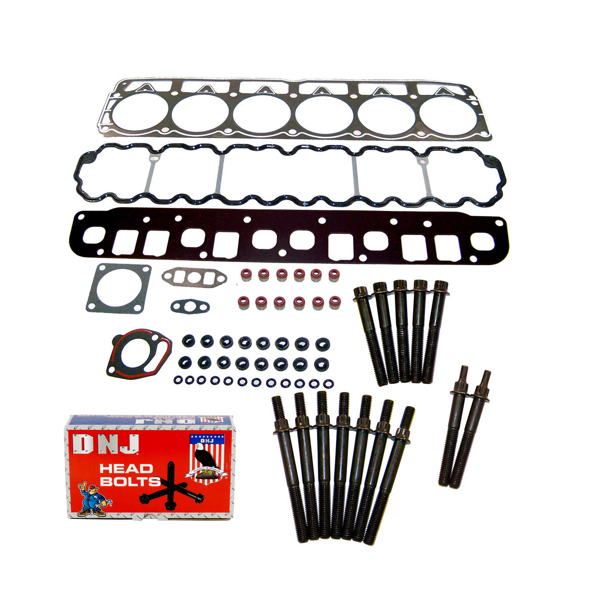 Cylinder Head Gasket set with Head Bolt Kit 1999-2003 Jeep 4.0L