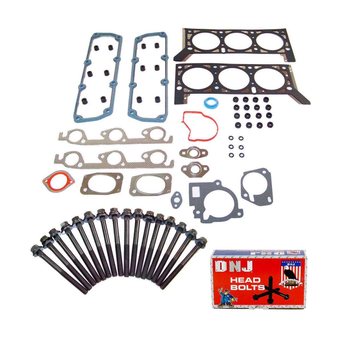 Cylinder Head Gasket set with Head Bolt Kit 2001-2004 Chrysler,Dodge 3.8L